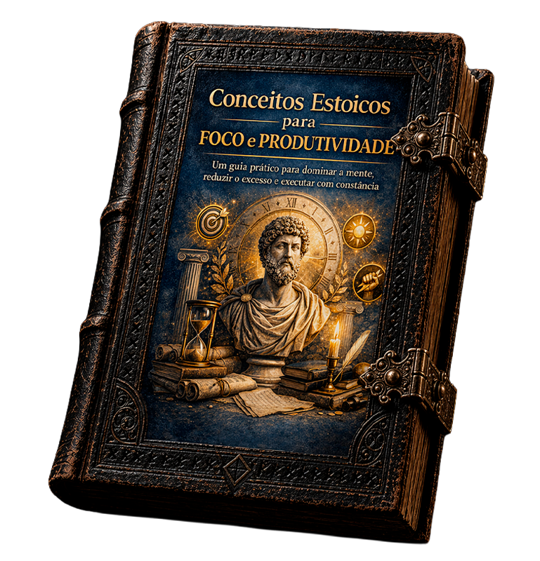 Ebook Conceitos Estoicos para Foco — capa